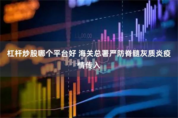 杠杆炒股哪个平台好 海关总署严防脊髓灰质炎疫情传入